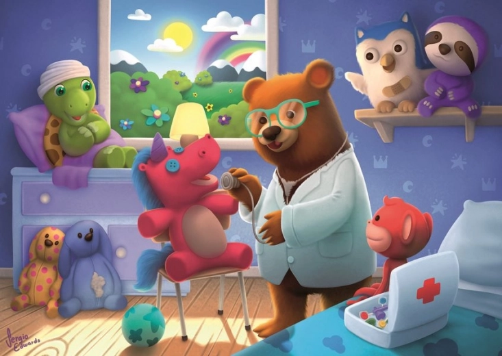Ravensburger puzzle Urgences en peluche 35 pièces