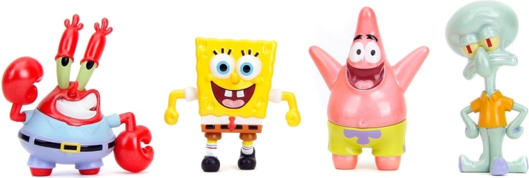 Iconic characters in metal form