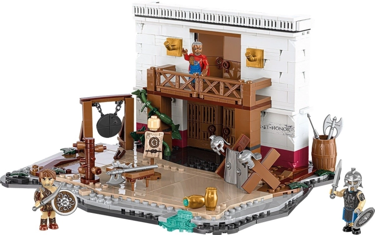 Detailed gladiator minifigures