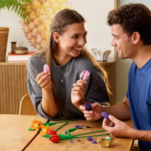 Verstelbare stelen voor eenvoudig schikken