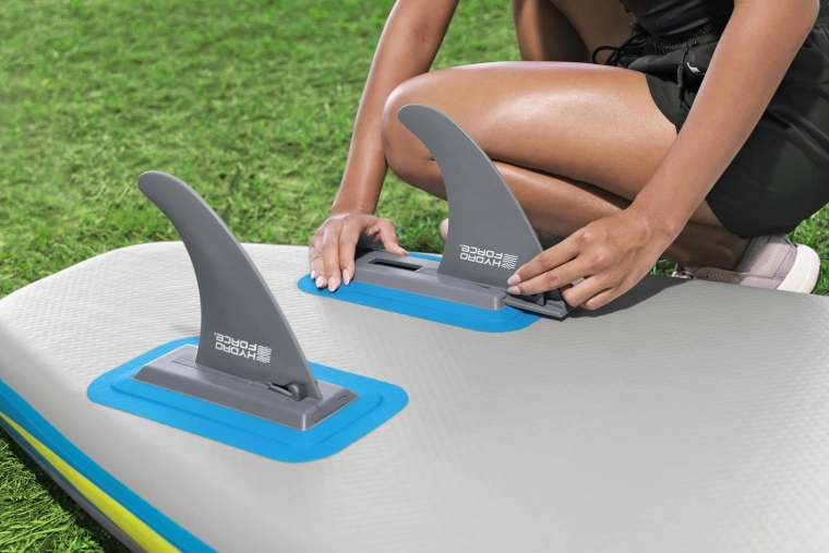 Precise tracking thanks to removable fins