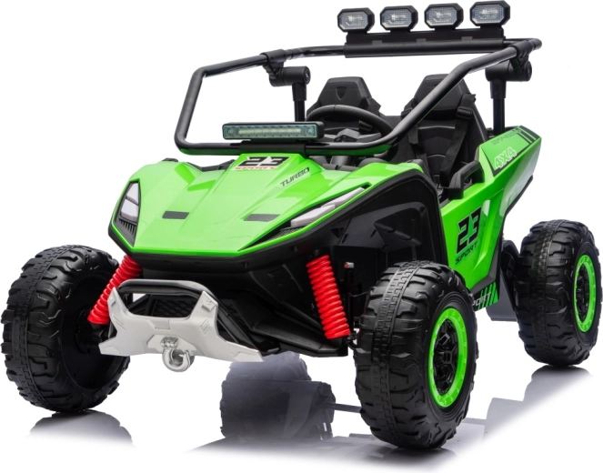 Transmission puissante 4×200 W et batterie 24 V