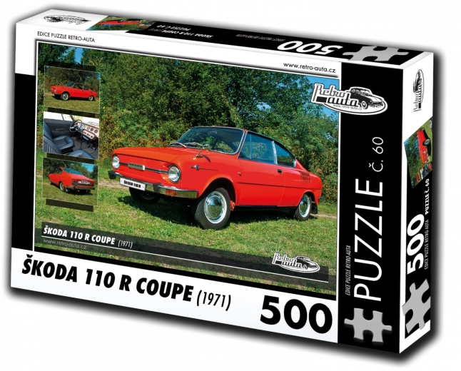 Puzzel RETRO-AUTO’S Škoda 110 R Coupé 500 stukjes