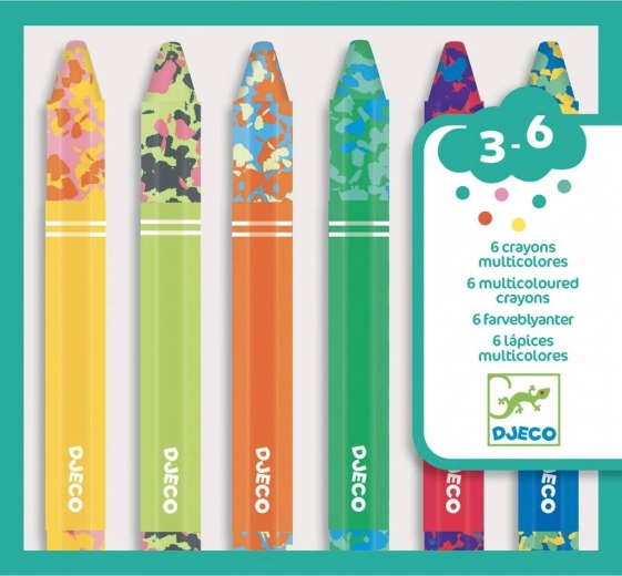 DJECO Rainbow Crayons