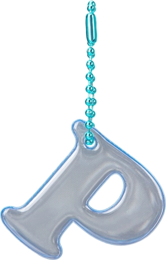 Baagl reflective letter P charm