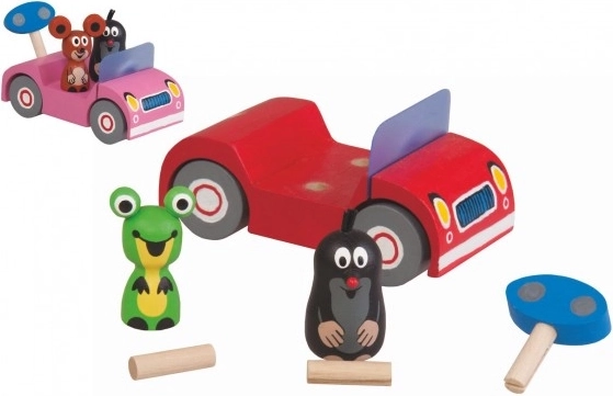 Petite voiture en bois – LA TAUPE en excursion