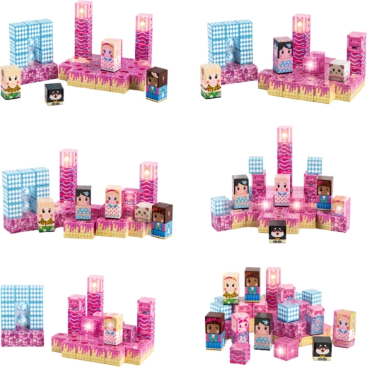 59 cubes magnétiques pour construire une scène