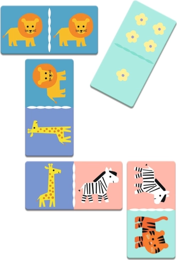 Dominos colorés pour un appariement facile