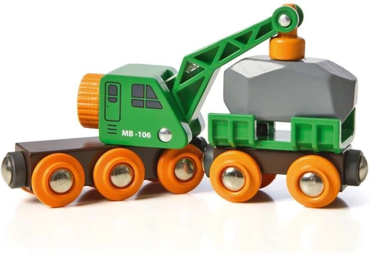 Crane with movable arm