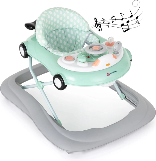 Petite&Mars trotteur Cabrio vert avec sons