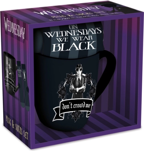 Wednesday gift set mug 315 ml and women's socks 36–41