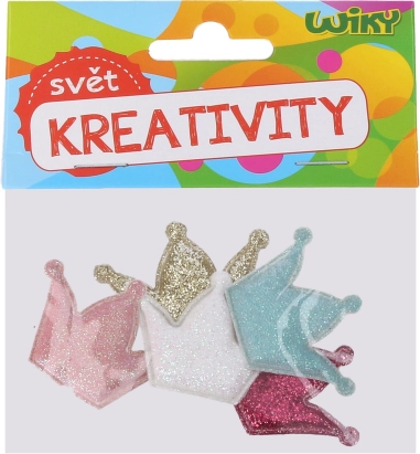Couronnes pour petits travaux créatifs 4,5 × 3 cm, 5 pcs