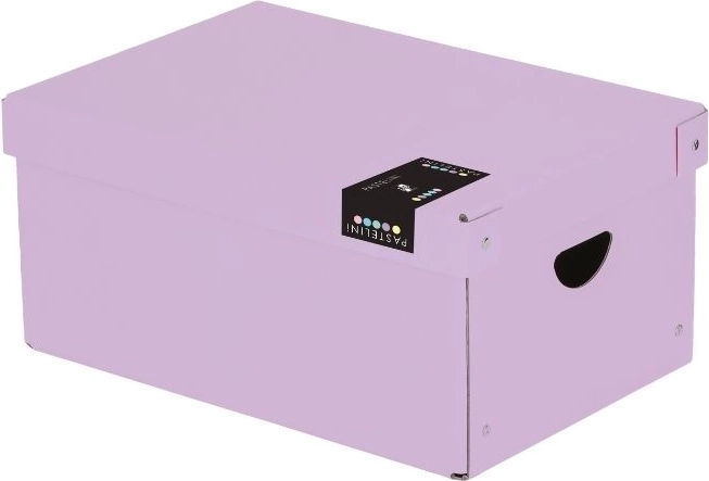 Large laminate box purple Pastelini