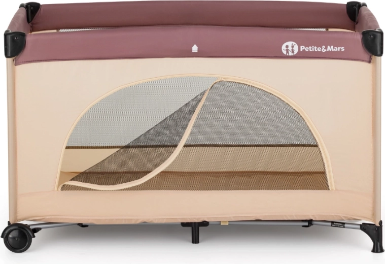 Side zip entrance for independent child movement