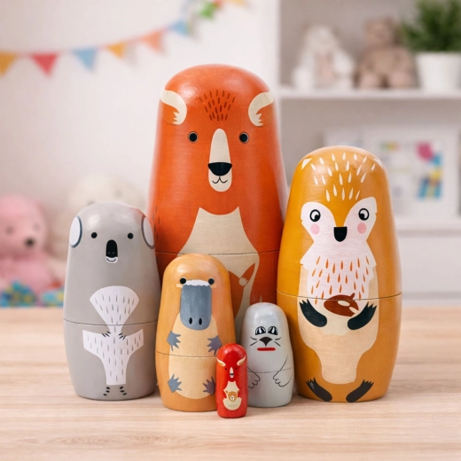 Colorful animals to spark imagination