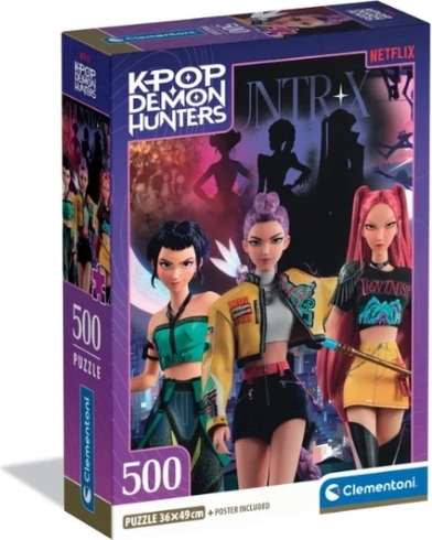 Clementoni 500-piece puzzle K‑Pop Demon Hunters 2