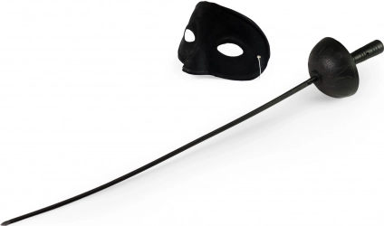 Kostuumset met zwarte masker en degen