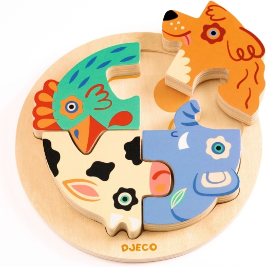 Colorful animal illustrations