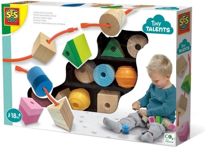 SES Creative Tiny Talents sensory bead threading