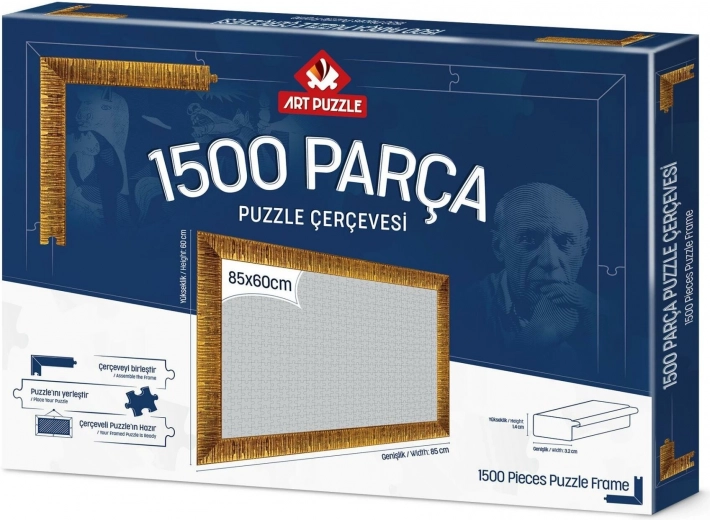 Cadre pour puzzle 85x60 cm doré pour ART PUZZLE et autres