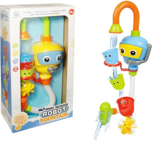 Bath toy for toddlers with water carousel