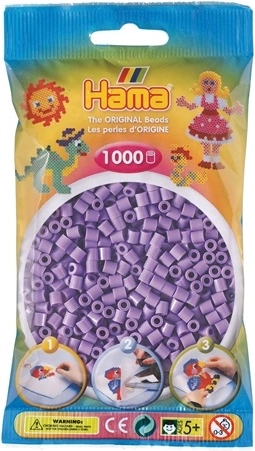 Hama Midi iron-on beads light purple 1000 pcs