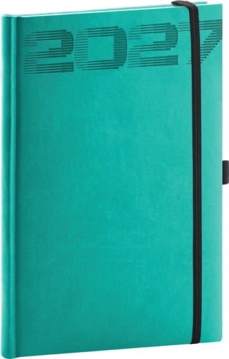Notique weekagenda Aprint Top 2027 turkoois 15 × 21 cm
