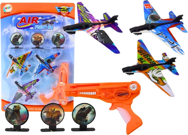 Shooting Game with Three Planes and Target
