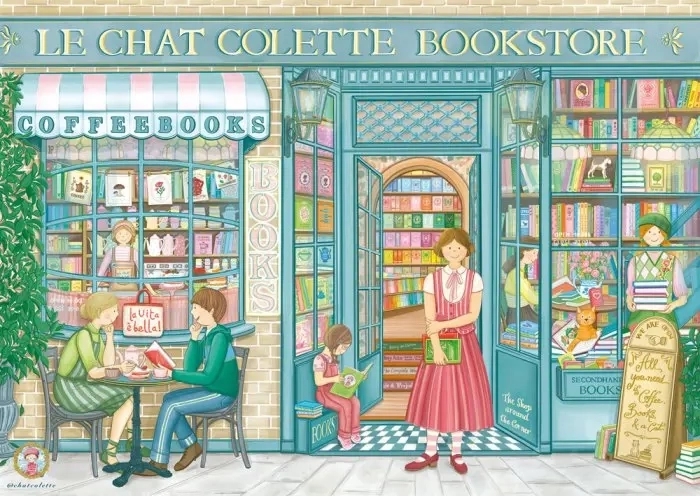 puzzel boekhandel 1000 stukjes MAGNOLIA