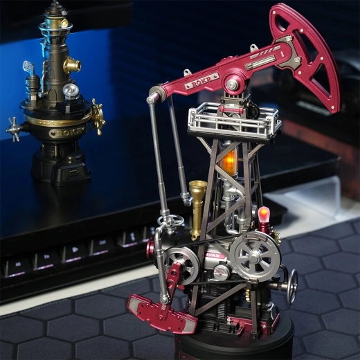 Metal details and stable base