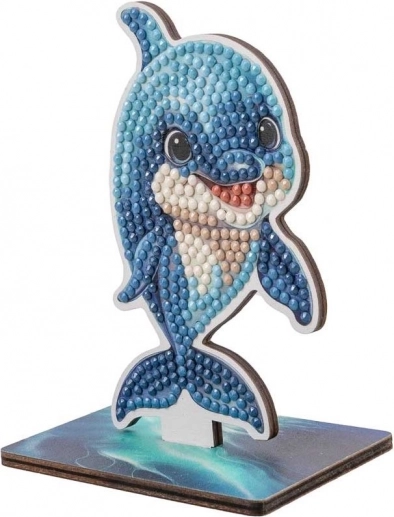 Diamond painting CRYSTAL ART: Oceaan - Dolfijn