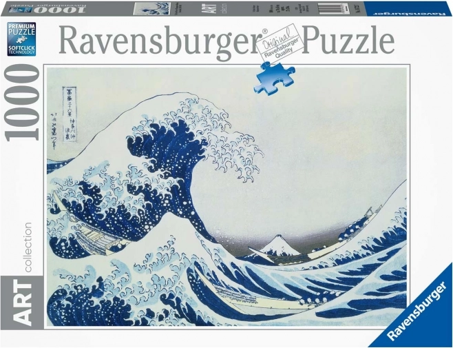 2D-Puzzle 1000 Teile Die große Welle von Kanagawa