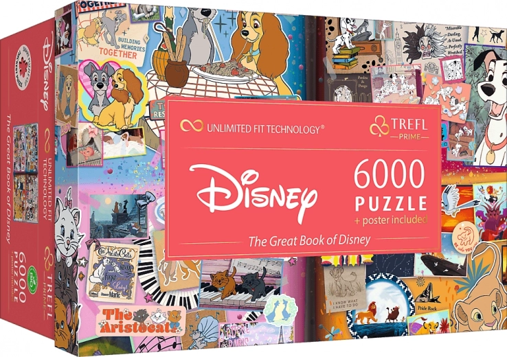 Trefl puzzel UFT Grote Disney-boek 6000 stukjes