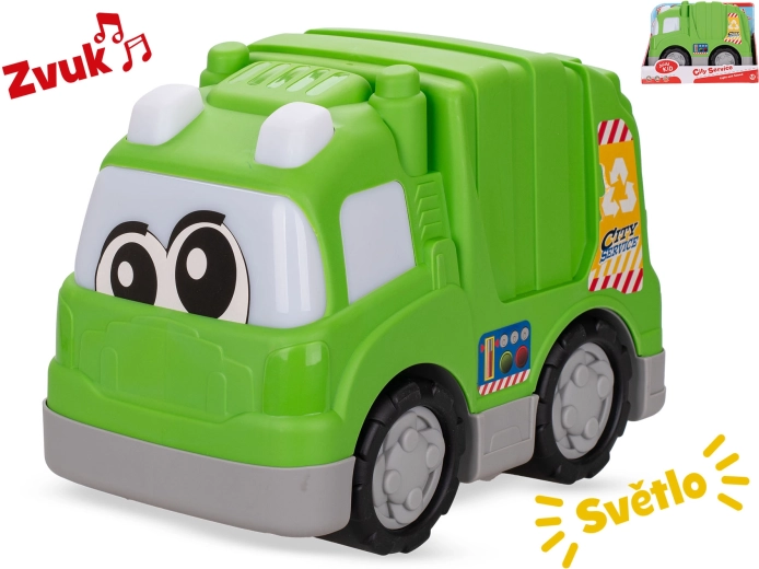 Garbage Truck with Light and Sound 24.5 cm