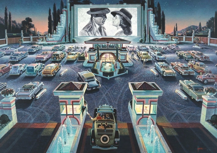 Puzzle Drive-in 1000 pièces ART PUZZLE