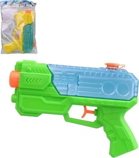 Pistolet à eau 21 cm avec réservoir 180 ml, 3 couleurs