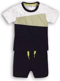 Dirkje kids’ 2-piece set Sunny around the world mint/navy