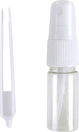 Waterspray en hulpmiddelen in de set