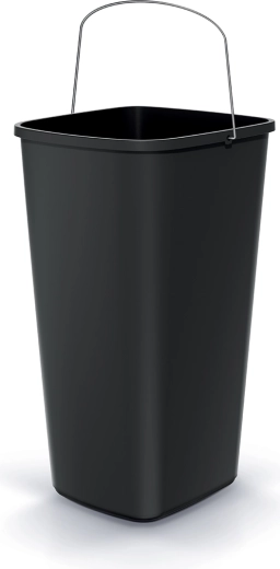 Slim shape and quick disposal without a lid