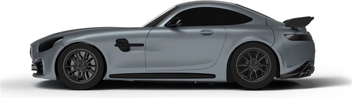 Sporty Mercedes-AMG GT R design