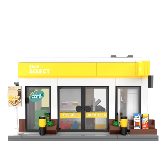 Compact building set for smart fun