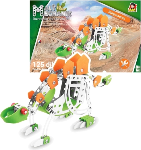 Little Mechanic – Dinosaur Stegosaurus, construction kit with 125 pieces