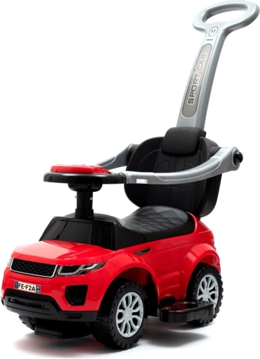 Baby ride-on 3-in-1 with parent handle BABY MIX – red SUV
