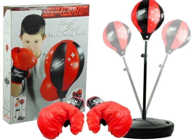 Children's Boxing Set with Gloves and Stand