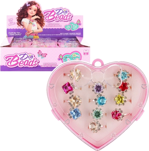 Bagues pour enfants en coffret cadeau (12 pcs)