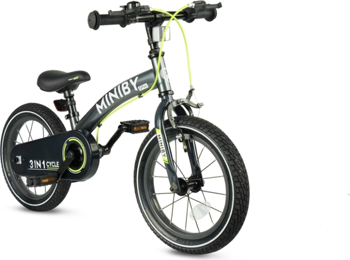 Safer riding thanks to the chain guard and dual braking
