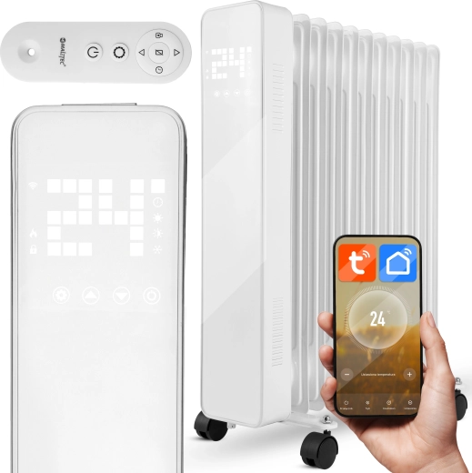 MalTec Premium ProOil 2500W Oil Radiator with Wi‑Fi