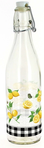 Bouteille à fermeture à levier 1 l citron