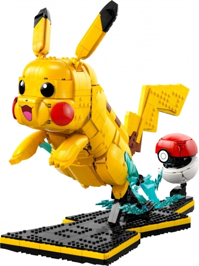 Dynamic pose and “jumping out” effect from the Poké Ball