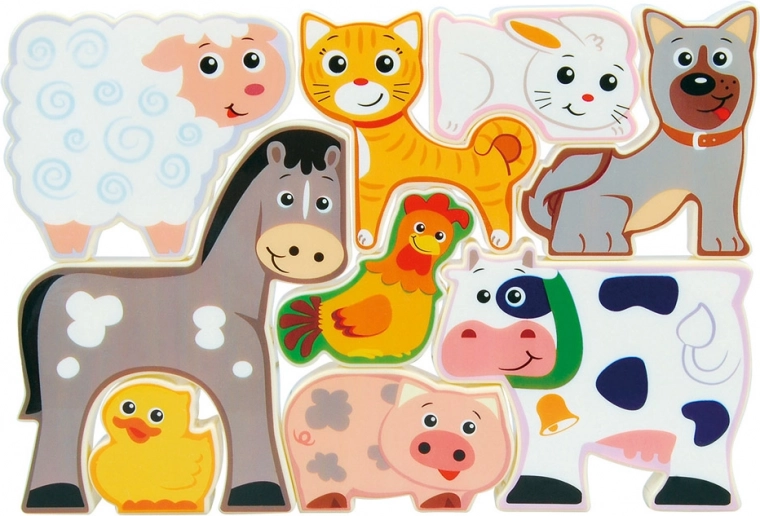 Farm Puzzle for Children 9 Pieces